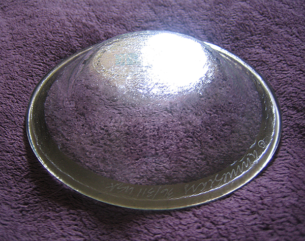 Roman Style Dish Bottom Angle View